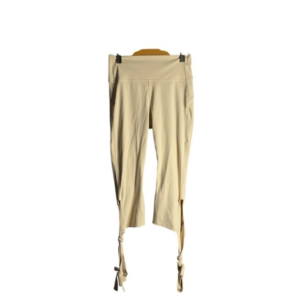 Fabletics Women's High Waisted PureLuxe Tie Up Ballerina 7/8 Leggings - Picture 2 of 8